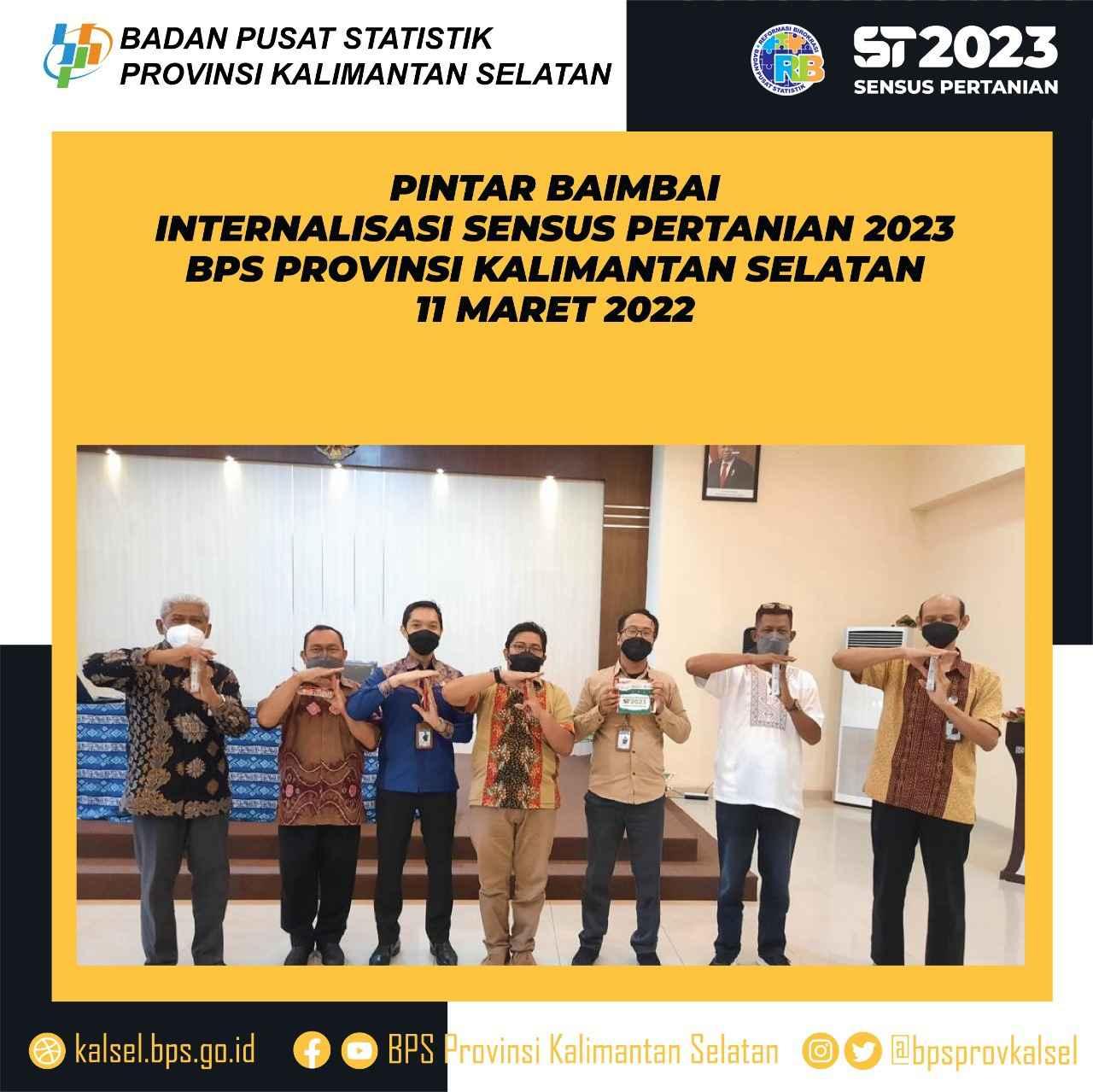 Pintar Baimbai: Internalisasi Sensus Pertanian 2023