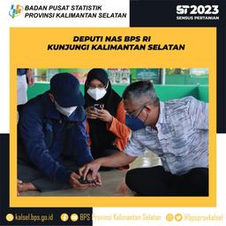 DEPUTI NAS BPS RI KUNJUNGI KALIMANTAN SELATAN