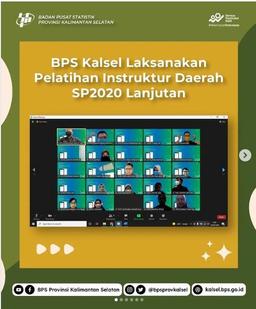 BPS Kalsel Laksanakan Pelatihan Instruktur Daerah SP2020 Lanjutan