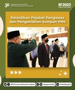 Pelantikan Pejabat Pengawas dan Pengambilan Sumpah PNS