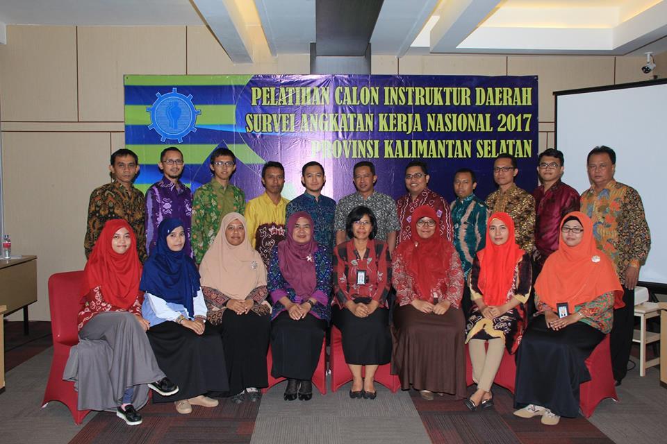 Pelatihan Calon Instruktur Daerah (Inda) Survei Angkatan Kerja Nasional 2017 (Sakernas2017)